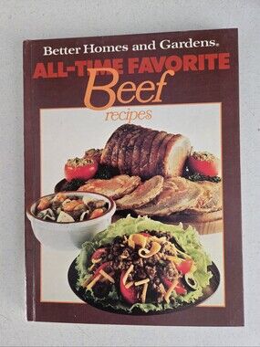 Better Homes and Gardens Cook Book Vtg Beef